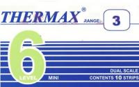 英国THERMAX 6格感温贴纸|温度纸